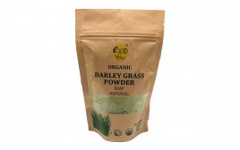 Food 4 You Organic Barley Grass Powder (Raw Natural)   Pack  75 grams